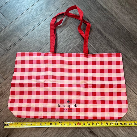 BNWT BUNDLE! Kate Spade Donut Crossbody, Card Holder, AirPod Case & Gingham Tote - Picture 11 of 15